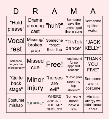 Tech Week Bing Bingo Card