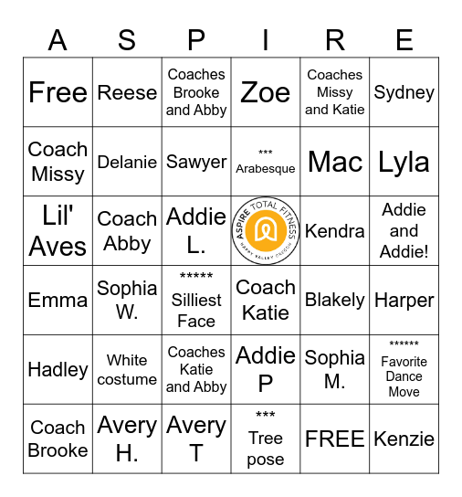 Beach Retreat Bingo Card