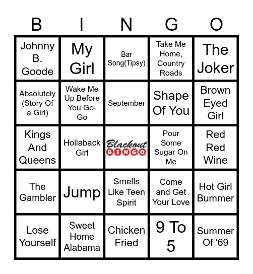 FINAL ROUND BLACKOUT 08/07/26  #66 Bingo Card