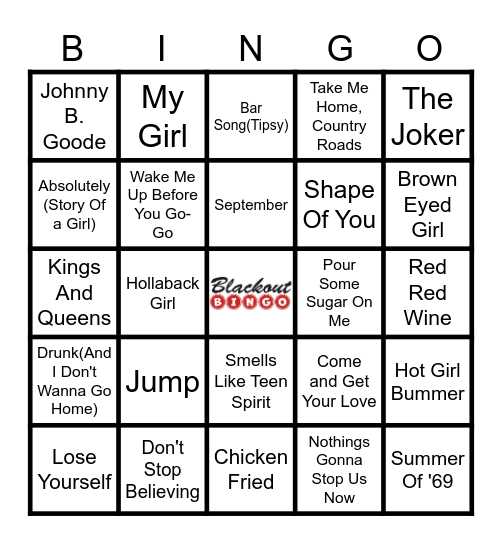 FINAL ROUND BLACKOUT 09/18/26  #65 Bingo Card