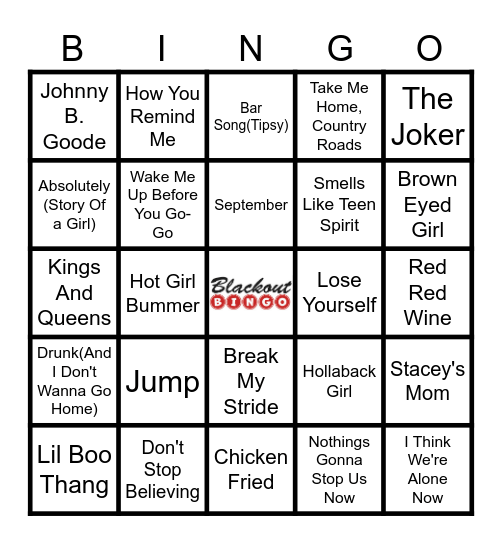 FINAL ROUND BLACKOUT 5-22-26  #67 Bingo Card