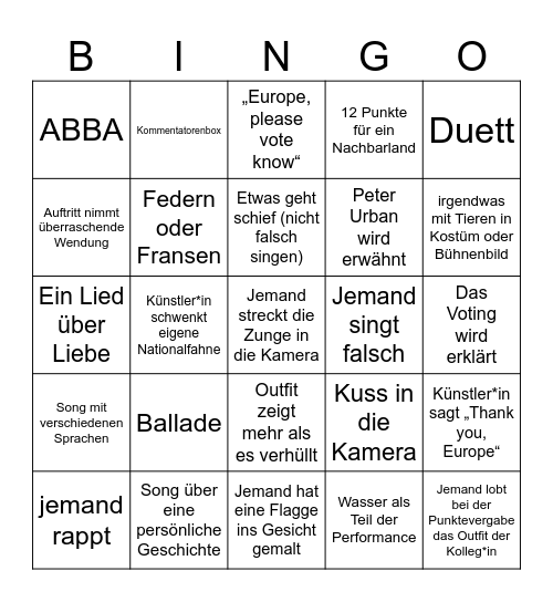 20024 Bingo Card