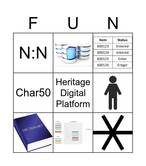 Data Bingo Card