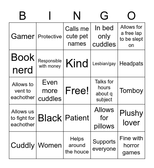 Are you Miss snows type Bingo Card