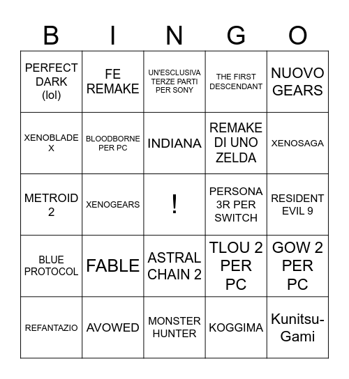 BINGO MAX Bingo Card