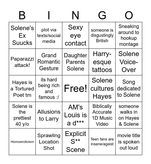 The Idea of Bingo Card