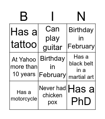 Cloud Services Picnic - Human Bingo Card