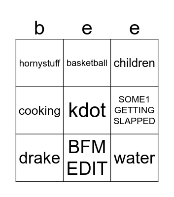 BFM BINGO Card