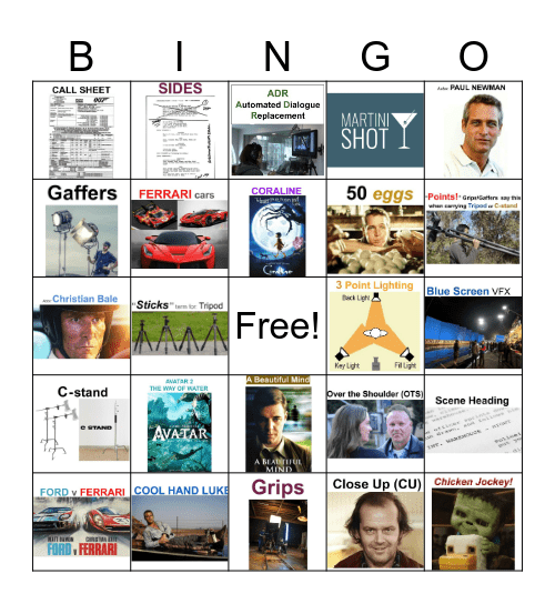 JUNE Video Production BINGO Card