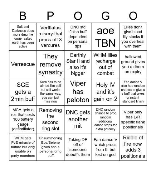 Liveletter bingo but as stupid as possible Bingo Card