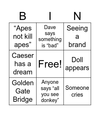 WOTPOTA Bingo Card