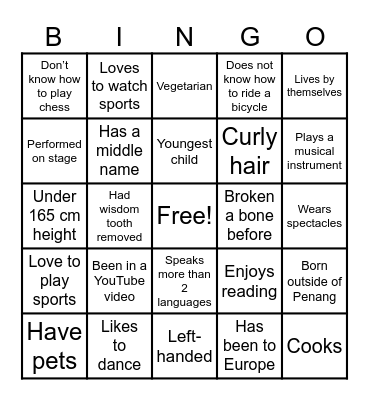 Together - Gather Bingo Card