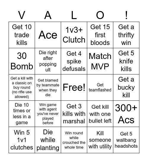 BINGO 2 Bingo Card