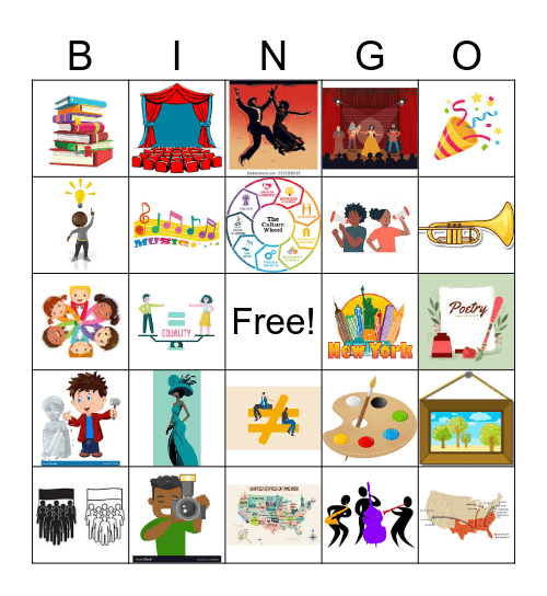 Harlem Renaissance Bingo Card