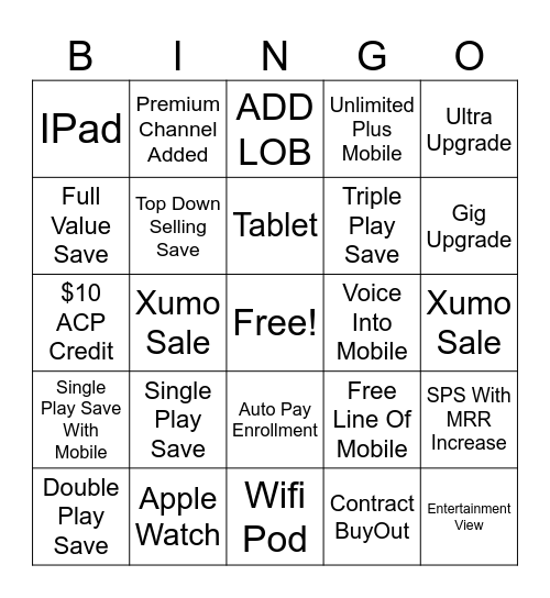 ShhhhMoneyyyy Mondayyyy Bingo Card