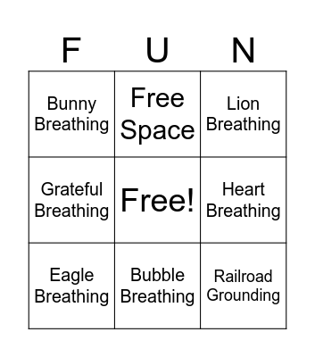 Kindergarten Counseling Journey Bingo Card