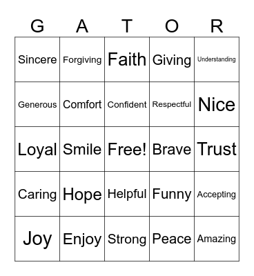 Kindness Week Bingo! Bingo Card