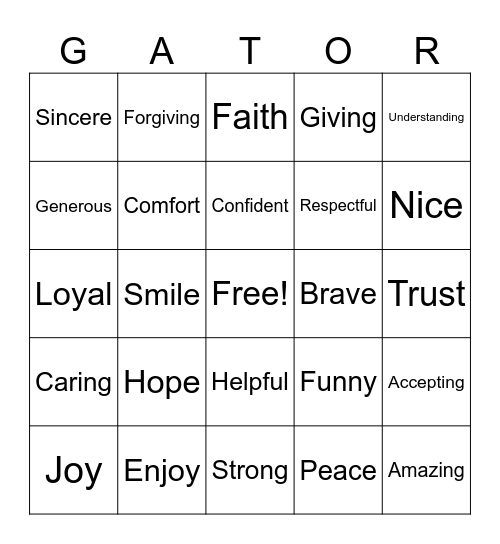 Kindness Week Bingo! Bingo Card