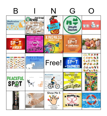 NWEE HEALTH & WELLNESS BINGO Card