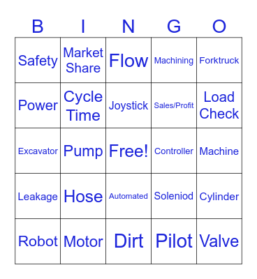 Digger Day 2024 Bingo Card