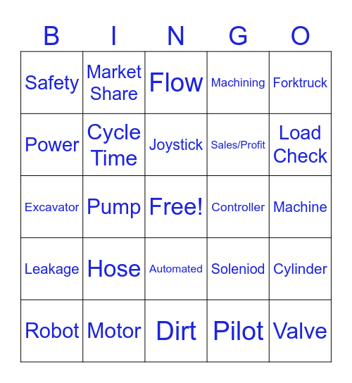 Digger Day 2024 Bingo Card