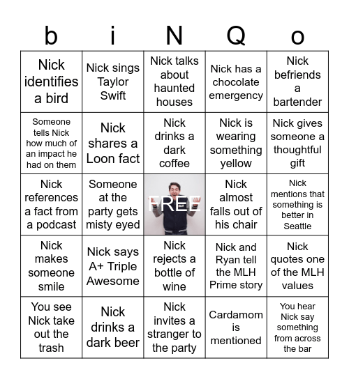 biNQo Bingo Card