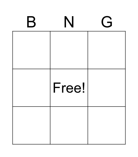 Disco Bingo Card