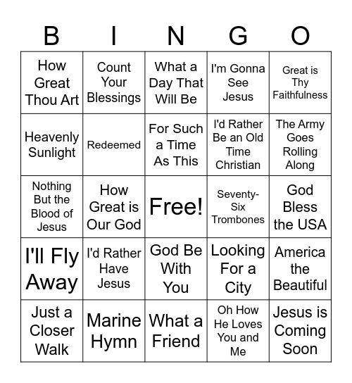 SVE Boombox Bingo Card