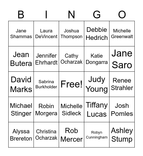 Frequent Flyer Bingo Card