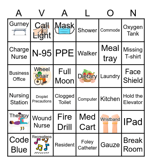 Nursing Home Week Bingo! Bingo Card