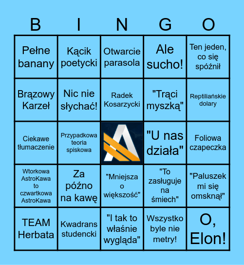 AstroKawa Bingo Card