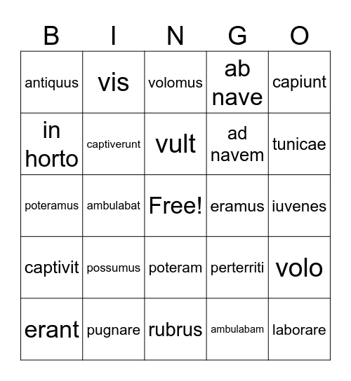 5/14/2024 Bingo Card