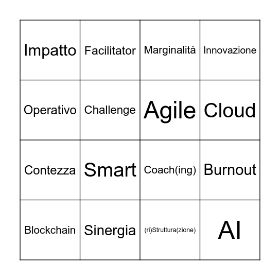 Natale 2024 Bingo Card