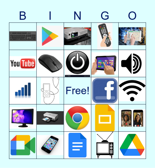 Technology Bingo Card