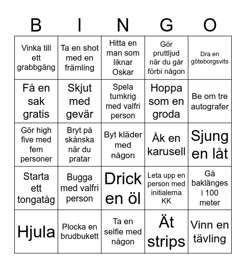 Tess Möhippa Bingo Card