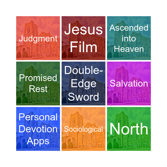 Sermon Bingo Card