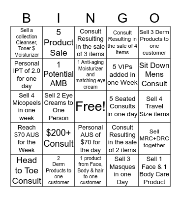 TEC Bingo  Bingo Card