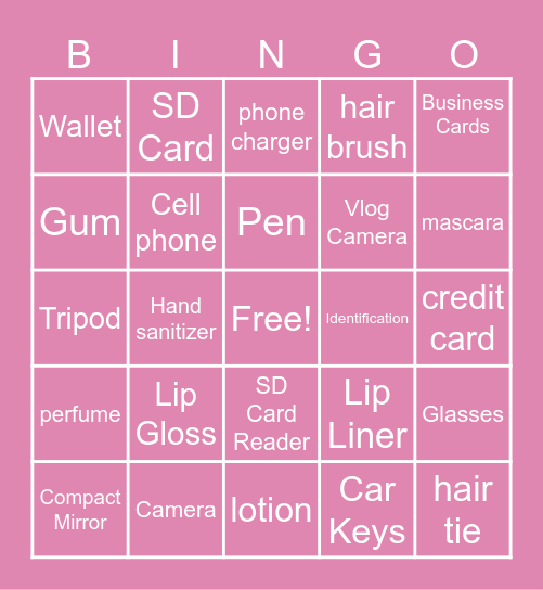 BLK GIRLS SHOOT Bingo Card