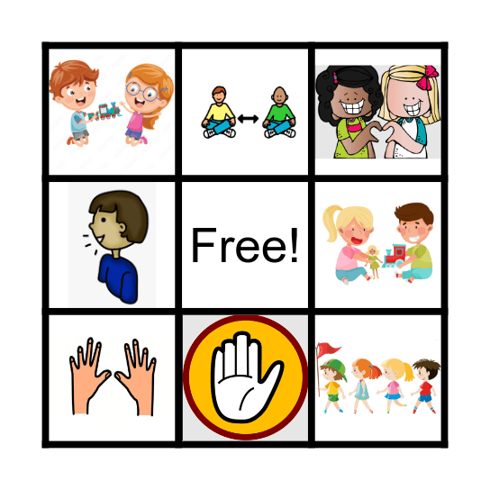 Group Rules Bingo! Bingo Card
