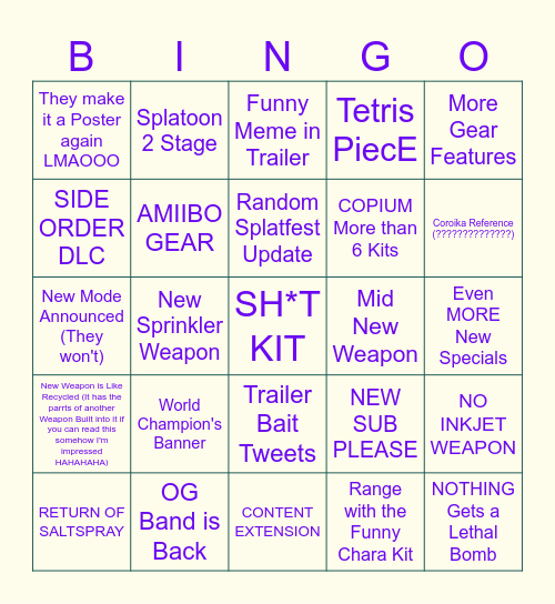 SIZZLE SEASON BINGO Card