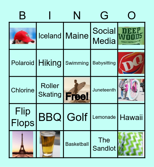 CX Summer Bingo Card