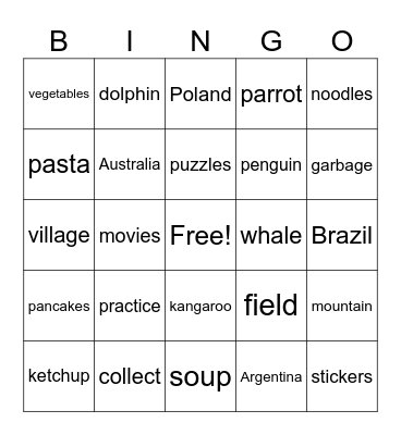 Book 3 Bingo Card