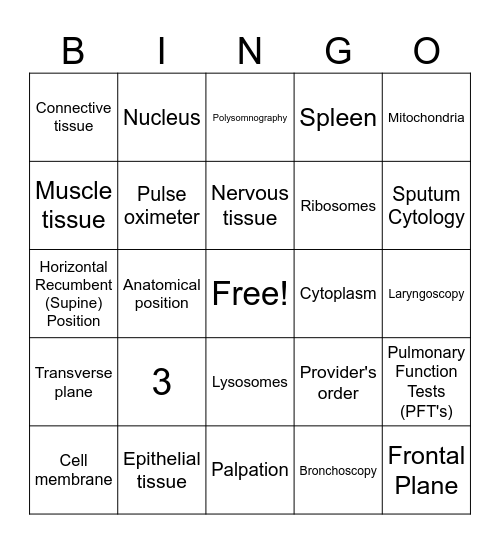 MA 20 Final Bingo pt. 2 Bingo Card