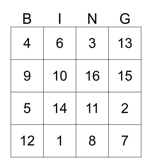 No7 lash impact mascara golden ticket Bingo Card