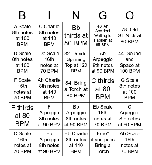 Bellkit Bingo Card