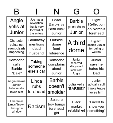 Domego 2024 Bingo Card