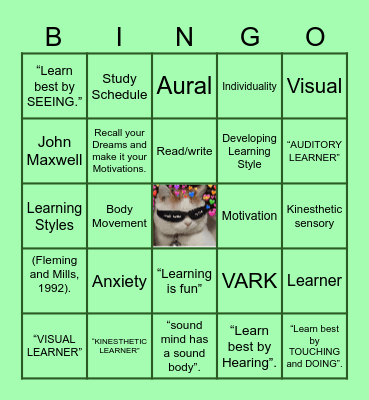 I BINGO MO  TO Bingo Card