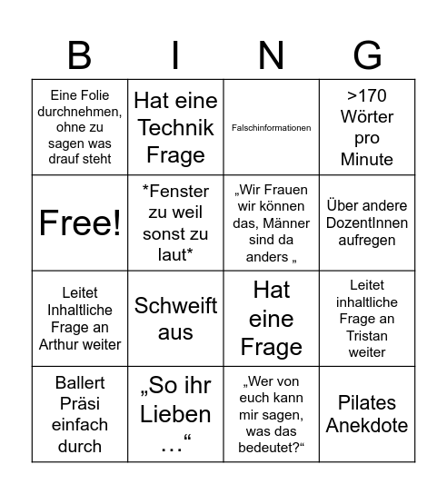 AC Bingo Card