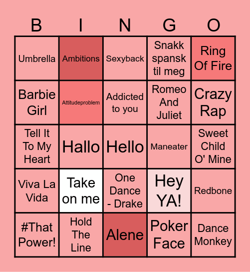 SOMMERFEST 😎🍹🥂 Bingo Card