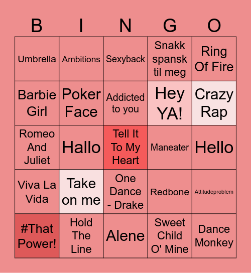 SOMMERFEST 😎🍹🥂 Bingo Card